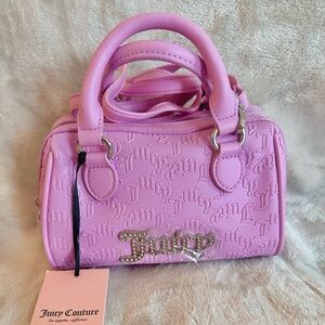 Juicy Couture Pink Mini Satchel/Barrel Handbag
